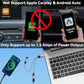 2025 Upgraded,USB Splitter 1 in 2 Out Cable,Double USB Port Extender Power Split Adapter,Data & Charger Cord Extension Adapter Cable-25 CM (Data and for Charging but Wouldn't Work for CarPlay