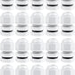 XHF 20 Pcs 1/4 Inch IP68 Strain Relief Nylon Cord Grip NPT Cable Glands Adjustable UL Listed and RoHS Compliant (Grey)