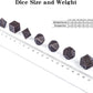 D&D Metal Dice Set, DNDND 7PCS Metallic Ancient Copper Dice with Metal Case for DND Dungeons and Dragons Table Games Roly Playing Rolling