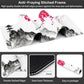 Chinese Ink Painting Desk Mat,Large Abstract Landscape Painting Gaming Keyboard Mouse Pad,Non-Slip Rubber Base Desk Pad Thick Stitched Edges Waterproof Mousepad Mouse Mat 31.5"x11.8"