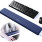 UnivoColors PostureUp L-Shaped Desk Long Wrist Rest Elbow, Non-Slip, Memory Foam, Desk Edge Support, Ergonomic Design for Long-Hour Work (23.6 * 3.9 inch One-Piece Design,Navy)