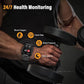 Military Smart Watch for Men, 2.02" Outdoor Sport Smartwatch with Flashlight, Heart Rate Blood Oxygen Blood Pressure Sleep, 100+ Sport Modes Fitness Tracker Compatible Android and iOS Black