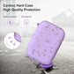 Canboc Carrying Case for LaCie Rugged SSD Pro5 2TB 4TB External Solid State Drive, Zipper Mesh Pocket fit Cable, Purple (Case Only)