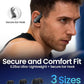 LEEMC Wireless Earbuds, Bluetooth Headphones 6.0, Ear Buds with Touch Screen, ANC ENC Noise Cancelling, 40H Bass Stereo Sound Over-Ear Earphones for iOS, Android, Sports, Workout，Charcoal