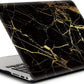 Black Gold Marble Laptop Cover Compatible with MacBook Air 13/13.3 Inch Case 2017 2016 2015 2014 2013 2012 2011 2010 A1466/A1369, AMCJJ Plastic Hard Shell Case & Keyboard Cover &Screen Protector