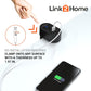 Link2Home Clamp-On Desk Power Strip with 3 Outlets, 3 USB Ports (20W PD Type-C), 6 Ft. Cord, Overload Protection, No Installation Required