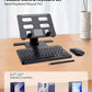 Desk Stand and Bluetooth Keyboard Combo for Samsung Galaxy Z Fold 7/6/5, 4 in 1 Set Include Mouse Pen, Adjustable Foldable Tablet Stand Holder Fits for 4.7"-13" Smartphones Tablet