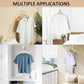 Swing Clothes Hanger Rack,Garment Racks Wall Mounted Clothes Bar-Hanger Holder Hooks Heavy Duty Folding Drying Rack Space Saving Clothing Hanging System Closet Storage Organizer,White Finish
