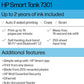 HP Smart Tank 7301 Wireless All-in-One Refillable Ink Tank Printer, Scanner, Copier with 2 years of ink included, Best for home office(28B70A)
