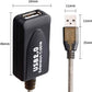 LDKCOK USB 2.0 Type A Male to A Female Active Repeater Extension Cable 100ft, High Speed 480 Mbps
