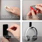 Weewooday 8 Pcs Headphone Hanger Headphone Holder Wall Hook Desk Bulk Adhesive Headset Wall Mount Stand General Purpose (Black)