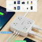 TESSAN Surge Protector Power Strip 15 Ft Cord, 8 Widely Spaced Outlets, 3 USB Charger(1 USB C Port), Ultra Thin Flat Plug Extension Cord 15 Feet, 900J Surge Protection for Home, Dorm Room Essentials