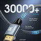8K HDMI Cable 12 ft 2Pack, 48Gbps High Speed HDMI 2.1 Cable, Braided HDMI Cable 2.1 8K 60Hz 4K 120Hz Support for HDR eARC HDCP 2.2/2.3, HDMI Cord Compatible with HDTV, Laptop, Monitor, PC