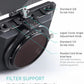 Tilta Mini Matte Box | 15mm Rod Adapter & 4 Lens Adapters | Lightweight | Filter Support | Top Flag | Dual Cold Shoe Mount | Designed for Mirrorless, DSLR | MB-T15