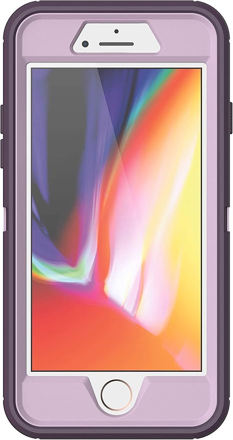 OtterBox Defender Series Case iPhone SE 3rd Gen (2022), iPhone SE 2nd Gen (2020), iPhone 8/7 (NOT Plus) Case Only - Non-Retail Packaging - Purple Nebula