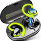 Wireless Earbuds Sport Bluetooth Headphones 5.4, 2025 Bluetooth Earbuds 4 HD Mic, Over-Ear Buds with Earhooks ENC Noise Canceling Earphones, 48Hrs Stereo, IP7 Waterproof Headset for Workout/Running