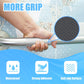 Rubber Grip Tape, Ultra-Thin Strong Adhesive Anti-Slip Waterproof Heat Resistant Wear-Resistant Cushion Pad, Making Handles or Contact Surfaces Safer, with Grip and Comfort (Clear, 2In x 10Ft)