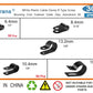 Bigtrans 305 Pcs Nylon Plastic R-Type Wire Clips 1/4" 5/16" 3/8" 1/2" 3/4" Clamps Fasteners Assortment for Cable Conduit -5 Size -Black