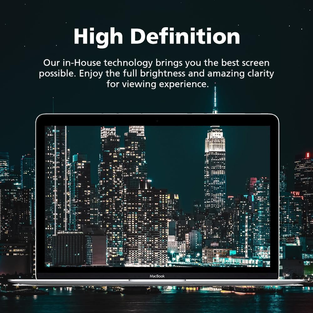 Anti Blue Light Matte Screen Protector For Macbook Air 13.6" (2024 M3) | Anti-Glare | Reducing Eye Fatigue with Blue Light Blocking Filter