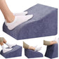 Foot Rest for Under Desk at Work Ergonomic Under Desk Footrest，Support Foot Pillow Double-Sided Footstool， for Office, Home & Gaming Leg Elevation Pillow Blue