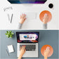 ITNRSIIET Mouse Pad Non-Slip Rubber Base Smooth Surface Stitched Edges Waterproof Durable Compatible with All Mice for Office & Gaming, Desk Accessory, Diameter 8.7 inch, Sunset Gradient