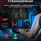 Edifier G2000 Pro Bluetooth Computer Speakers with 7.1 Virtual Surround Sound, RGB Lighting, USB & Aux Input - Ideal Gaming Desk Accessories for PC, PS5, Game Console (White)