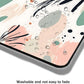 Mouse Pad, Cute Aesthetics Art Boho Mouse Pads for Desk, 9.5" x 7.9" Non-Slip Rubber Base Computer Mousepad with Women, Portable Square Design for Wireless Mouse and Pad Laptop Office & Travel