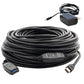 50 Feet Active USB Extension Cable 3.0 Male to Female with 2 Extension chipsets Signal Booster - Active Extension/Repeater Cord 15 Meters / 50 Feet (AC Power Supply Included)