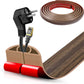 Floor Cord Cover Self Adhesive Cord Hider,10FT Cable Management, Extension Strip Protector for Wires, Prevent Cable Trips for Offices, Gyms, Exhibitions Cavity:0.51"(W) x 0.3"(H) Wood Walnut