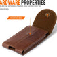 Hengwin Genuine Leather Cell Phone Holster Belt Case with Belt Clip Vertical Phone Holder Fits for iPhone 17 Pro Max 16 Pro Max 15 Plus Samsung Galaxy A55 Note9 S25+ S23+ Holster Belt Pouch (Brown)