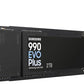 Samsung 990 EVO Plus SSD 2TB, PCIe Gen 4x4, Gen 5x2 M.2 2280, Speeds Up-to 7,250 MB/s, Upgrade Storage for PC/Laptops, HMB Technology and Intelligent Turbowrite 2.0, (MZ-V9S2T0B/AM)