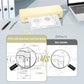 JADENS Portable Printers Wireless for Travel, Thermal Inkless Printer, Support 8.5" X 11" Thermal Paper(Yellow)