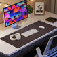 Non-Slip Desk Pad,Mouse Pad,Waterproof PVC Leather Desk Table Protector,Non-Slip PU Leather Desk Blotter, Easy Clean Laptop Desk Writing Mat for Office Work/Home/Decor(Coffee, 24" x 13.7")