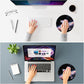 ITNRSIIET Mouse Pad Non-Slip Rubber Base Smooth Surface Stitched Edges Waterproof Durable Compatible with All Mice for Office & Gaming, Desk Accessory, Diameter 8.7 inch, Stellar