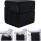 ROYALAY Adjustabl Foot Rest Under Desk for Office, High-Density Foam Foot Rest with 3 Adjustable Heights, Ergonomic Footrest with Washable Cover for Home, Airplane, Travel(16 * 14.5 * 17in, Black)