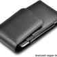 Phone Holster for Samsung Galaxy S25 S24 S23 S22 S21 S20 FE S10 S9 A51 A52 A53 Note 20 Note 10 Plus LG Stylo 5 PU Leather Case Pouch Belt5 Phone Holder with Belt Clip,Black