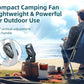 Battery Powered Fan, 10000mah Portable Desk Fan with Timer, 3 Speeds, Whisper Quiet, 180° Rotation, Portable Fan for Office, Bedroom, Outdoor, Camping