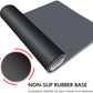 Galdas Gaming Mouse Pad XXL XL Large Long Extended Big Mousepad Non-Slip Rubber Keyboard Mouse Pad with Stitched Edges for Laptop Home Office (31.5x11.8x0.08 Inch) -Grey