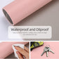 Dual-Sided Multifunctional Desk Pad, Waterproof Desk Blotter Protector, Leather Desk Wrting Mat Mouse Pad (47.2" x 23.6", Pink)