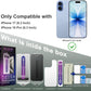 Matte Privacy Screen Protector for iPhone 17, iPhone 16 Pro 6.3-Inch, Auto Dust Removal, 9H Anti-Spy Tempered Glass Film, Full Cover, Anti-Fingerprint, Easy Installation, 2 Pack
