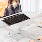 Urmust Laptop Notebook Stand Holder Adjustable Ultrabook Stand Riser Portable Compatible with MacBook Air Pro HP Dell XPS Lenovo All laptops 10-15.6"(Silver)