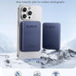 ORICO 1TB Magnetic External SSD, Aluminum Alloy, Up to 460MB/s, External Solid State Drive, Expand Storage for iPhone 17 Pro Max, Compatible w/MagSafe, USB-C Smartphones - K5MINI Blue