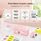 JADENS Bluetooth Thermal Label Printer 4x6, Pink Wireless Shipping Label Printer for Small Business & Packages, Compatible with iOS, Android, Mac, Windows, Amazon, Etsy, Ebay, Shopify