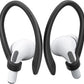 2 Pairs AirPods Ear Hooks for AirPods Pro 2, AirPods Pro, AirPods 4, 3, 2 & 1, Upgraded Anti Slip Sports Clip Hooks for AirPods 1, 2, 3, 4,Pro, Pro 2 – Black