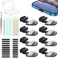 8PCS USB Type C Anti Dust Plugs Cover, C-Type Port Dust Plug, USB C Dust Cover, Anti-Lost USB C Charging Port Dust Covers Protectors for 15 16 17 Plus Pro Max, Samsung, with Speaker Mesh Cover