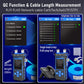 NOYAFA NF-8508 Network Cable Tester with 7 wavelength Optical Power Meter VFL,RJ11 RJ45/PoE Tester/CAT5 CAT6/NCV with 10mw Visual Fault Locator,Network Tool with Lithium Battery