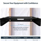 StarTech.com 2U Wall Mount Network Rack - 14 in Deep (Low Profile) - 19" Patch Panel Bracket for Shallow Server, IT Equipment, Network Switches - 77lbs/35kg Weight Capacity, Black (RACK-2U-14-BRACKET)
