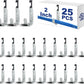 Zonon 25 Pcs J Hooks for Hanging Metal J Hook Hangers Cable Support with Bat Wing Heavy Duty G60 Galvanized Steel Cable Hooks for Attaching Ceiling Wire Threaded Rod, Ul Certification(2 Inch)