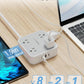 TESSAN Surge Protector Power Strip 15 Ft Cord, 8 Widely Spaced Outlets, 3 USB Charger(1 USB C Port), Ultra Thin Flat Plug Extension Cord 15 Feet, 900J Surge Protection for Home, Dorm Room Essentials