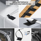 193 PCS Cable Management Kit - 4 Cable Sleeve, 57 Self Adhesive Cable Clips, 12 Hanging Strips, 12 Cable Organizer Straps and 100 Fastening Cable Ties for TV Computer Under Desk (Black)